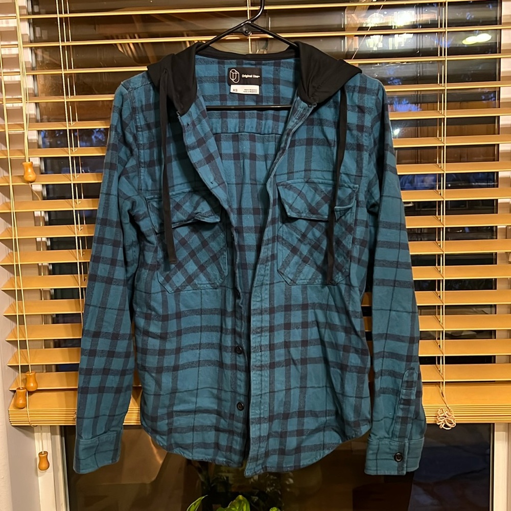 Original Use Hooded Flannel